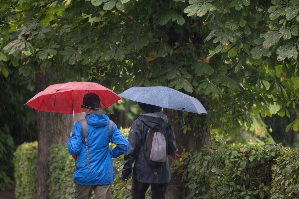 Regenschirme nicht vergessen: Um die Wochenmitte herum können in Sachsen mal wieder Tropfen vom Himmel kommen.
