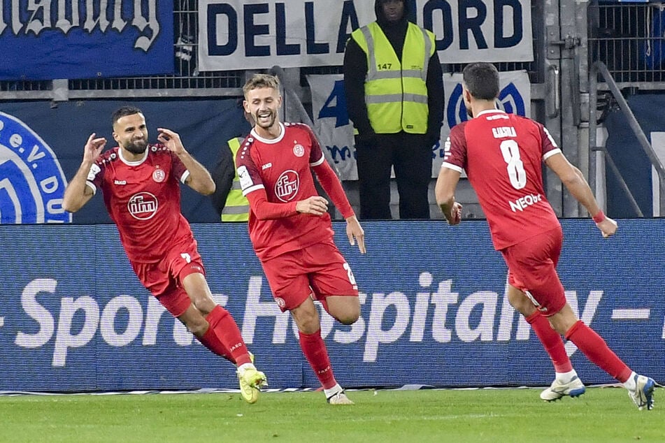 Essen bejubelte am Ende den Punktgewinn und hatte damit dem MSV die Tabellenführung versaut.
