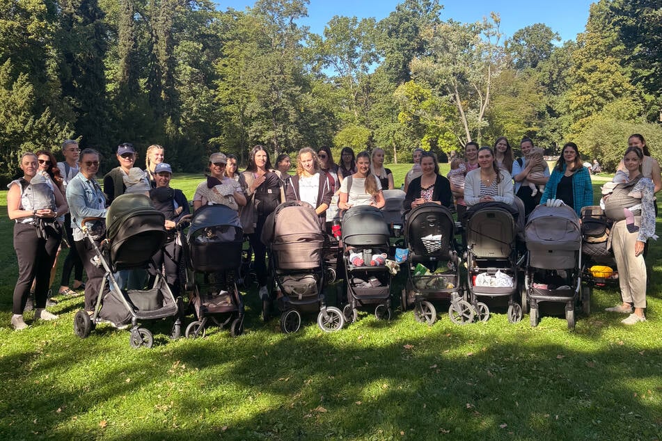 Beim letzten "muDDi Walk" waren erneut zahlreiche Mamas und Kinder dabei.