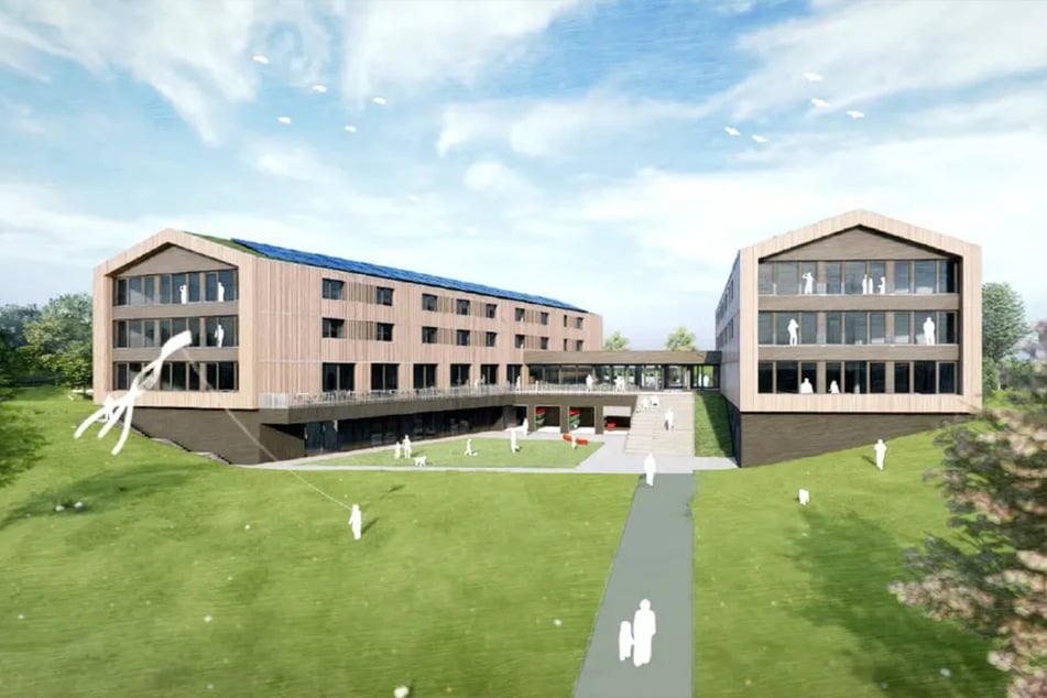 So soll die Jugendherberge nach Abschluss der Bauarbeiten irgendwann final aussehen.