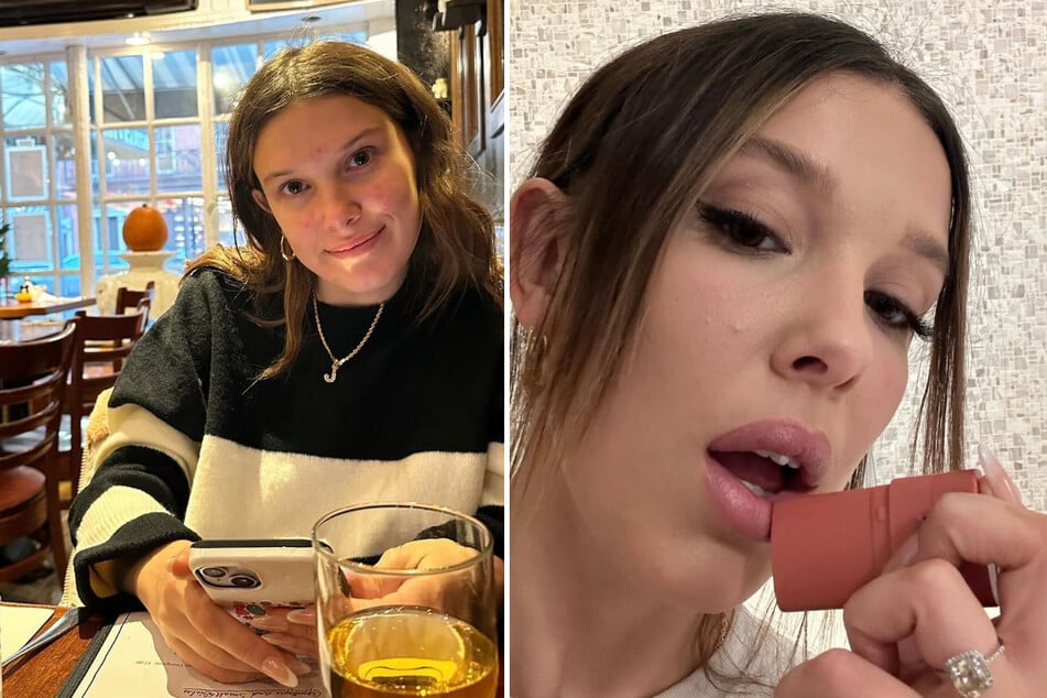 Millie Bobby Brown flaunts engagement ring in sweet photo dump