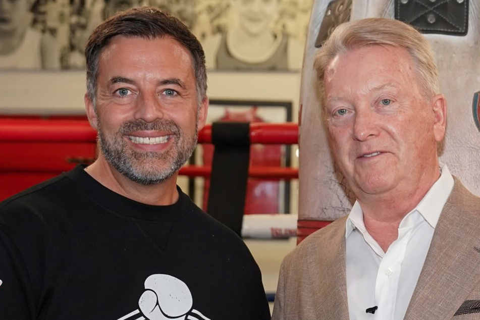 Rick Ogden (l.) und Frank Warren (72, r.) bei BoxWise.