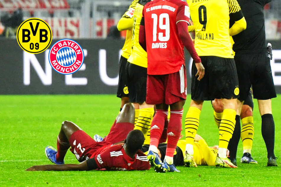 Schlimmer Zusammenprall bei BVB gegen Bayern: Brandt geht bewusstlos zu Boden