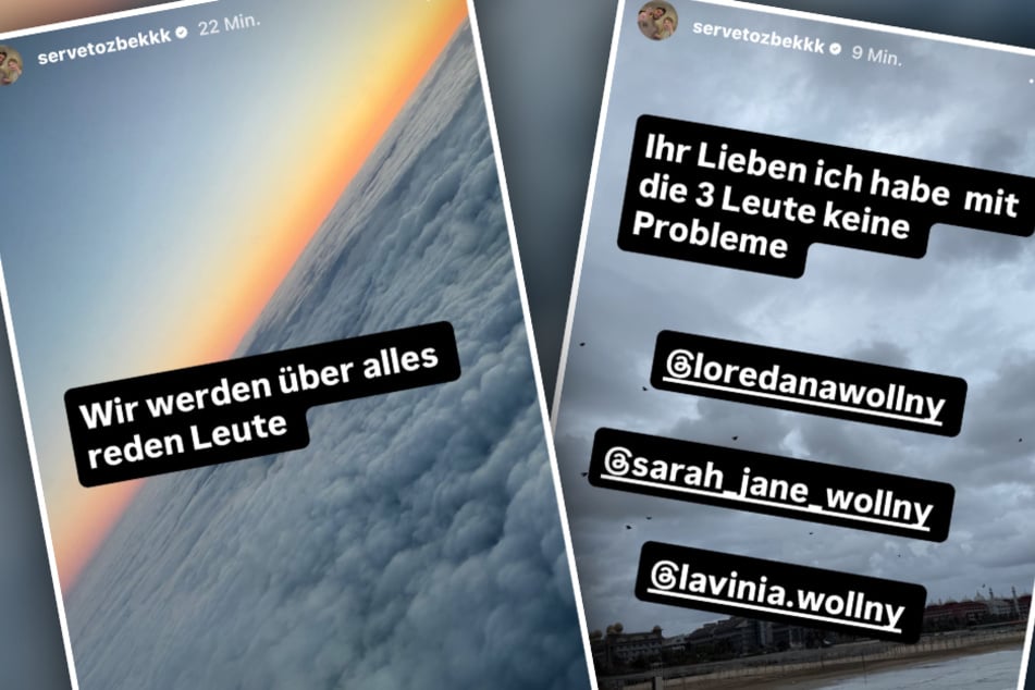 Servet erklärte, dass er mit seiner Frau und zwei ihrer Schwestern (Sarah-Jane und Lavinia Wollny) "kein Problem" habe. Ob das im Umkehrschluss bedeutet, dass er mit den übrigen Familienmitgliedern im Clinch liegt, blieb unklar.