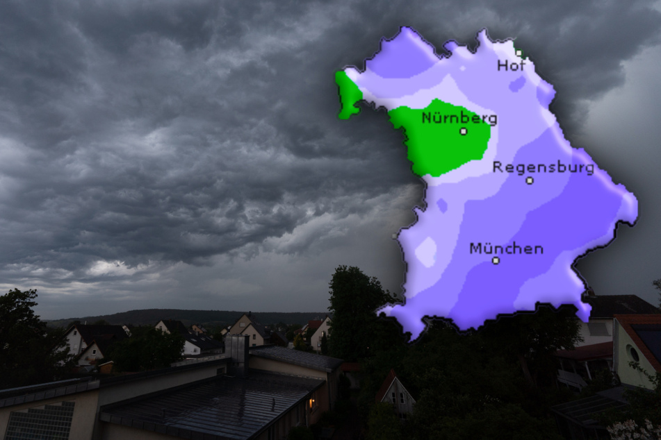 Am Sonntag muss in Bayern mit Starkregen und Gewitter gerechnet werden.