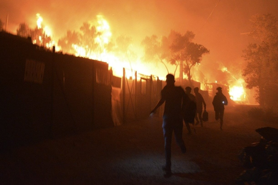 Anfang September wird das Flüchtlingslager Moria bei einem Brand komplett zerstört. (Symbolfoto)