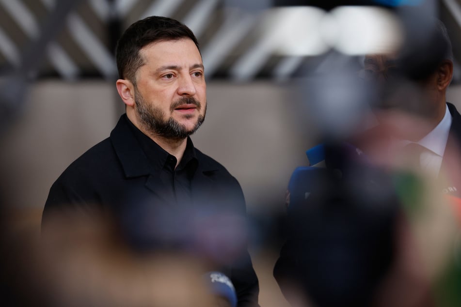 Der ukrainische Präsident Wolodymyr Selenskyj (47).