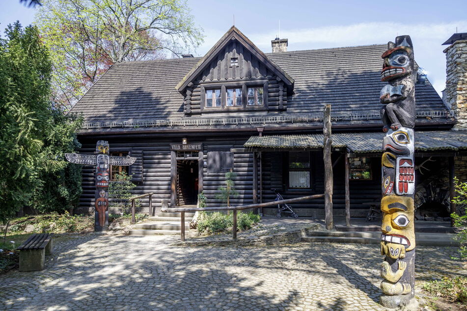 Die berühmte "Villa Bärenfett" ist schon fast seit hundert Jahren Teil des Karl-May-Museums in Radebeul.