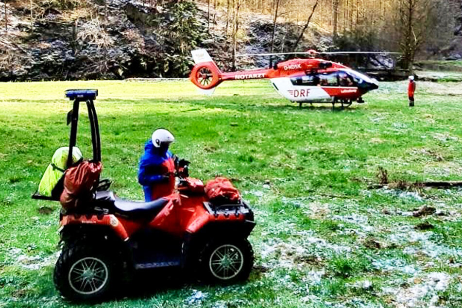 Schon wieder Wander-Unglück im Polenztal! 76-Jähriger stürzt ab und fällt in Fluss