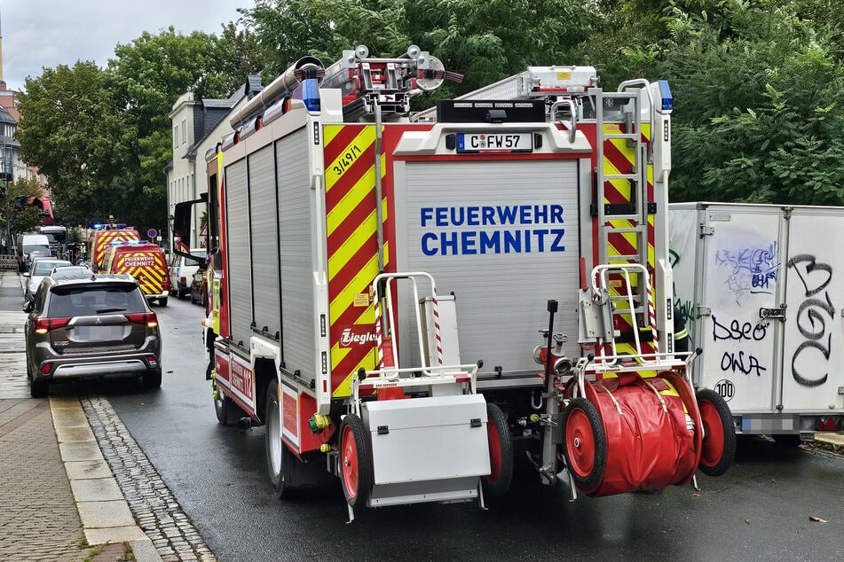 Am Donnerstag musste die Feuerwehr in die Hauboldstraße in Chemnitz ausrücken.