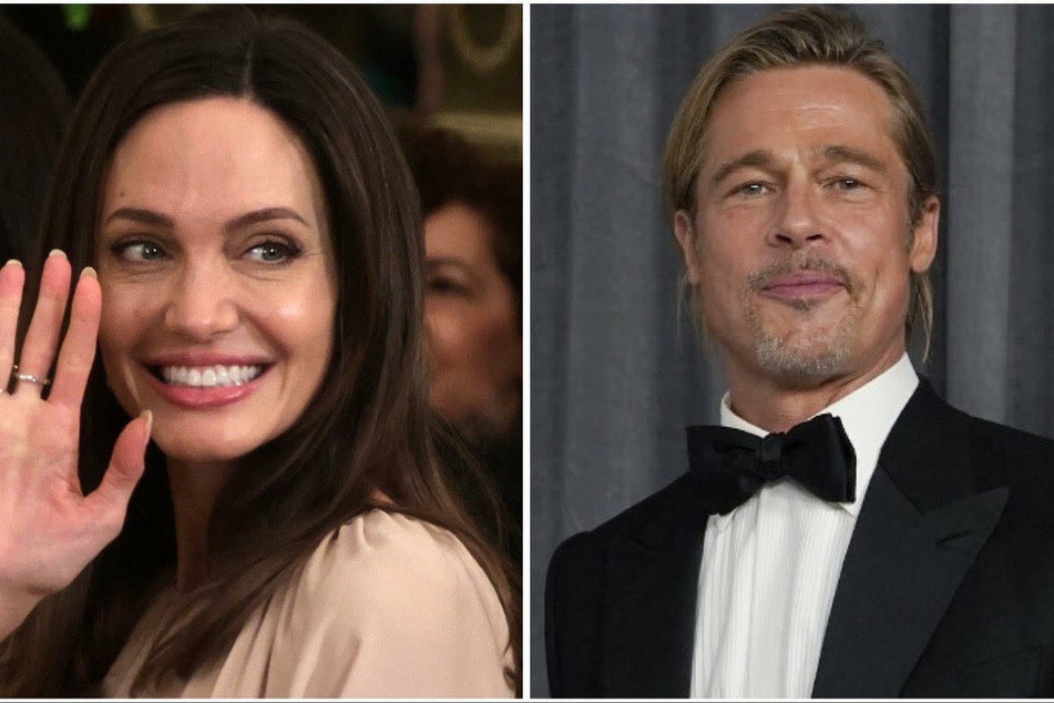 Brad Pitt (r) has accused his ex-wife Angelina Jolie (l) of damaging their Miraval wine business.