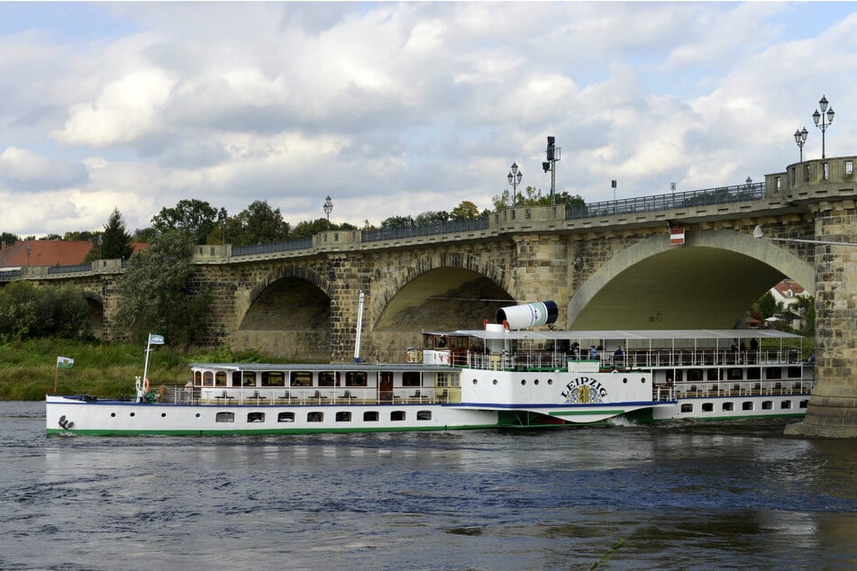 Die Stadtbrücke in Pirna.