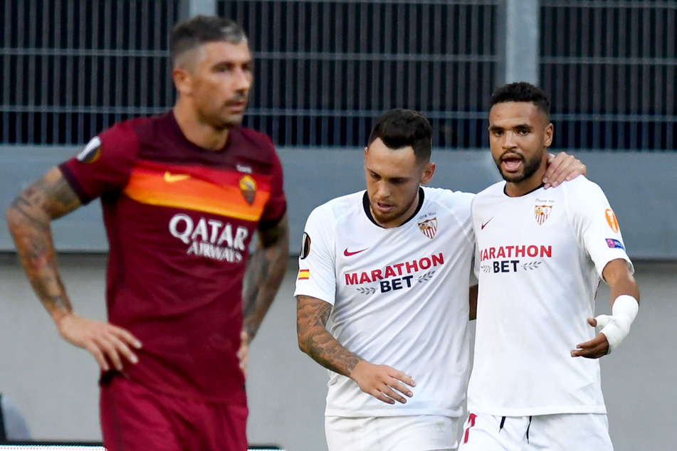 Youssef En-Nesyri (23, r.) ist mit 17 Treffern in 33 Einsätzen der beste Torschütze des FC Sevilla.