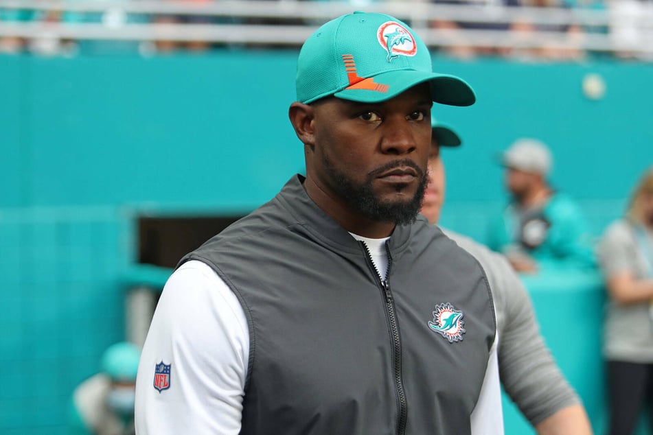 Brian Flores was fired as Miami Dolphins coach on January 10.