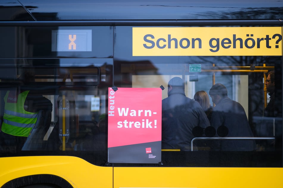 Die DVS-Busse sind am Donnerstag regulär in Dresden unterwegs. (Archivbild)