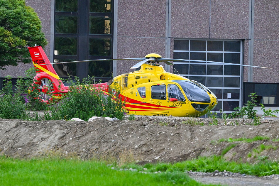 Der Verletzte wurde per Helikopter in eine Klinik gebracht.