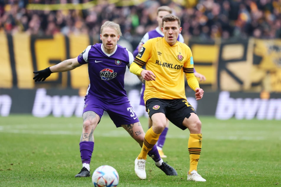 Schon zwei "alte" Derby-Hasen: Marvin Stefaniak (29, l.) und Niklas Hauptmann (28).