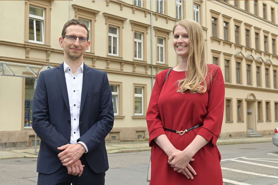 Frank Asbrock und Jennifer Führer leiten das Zentrum für kriminologische Forschung in Chemnitz.