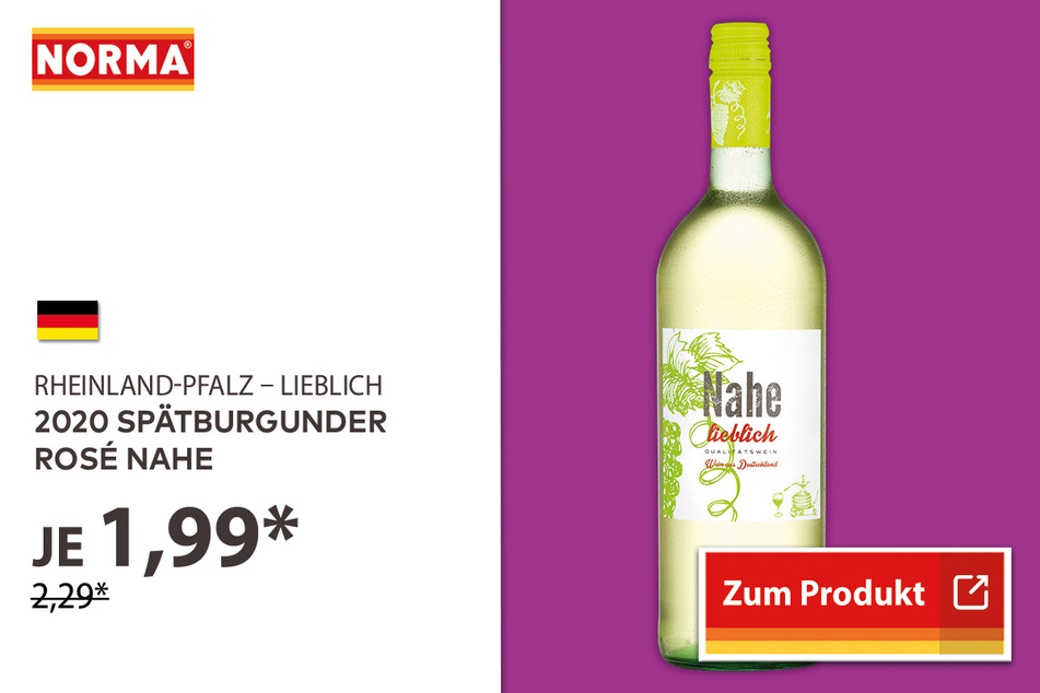 2020 Spätburgunder Rosé Nahe für 1,99 Euro