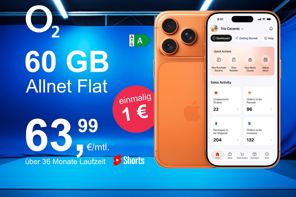 Das neue iPhone 17 Pro Max inkl. 60 GB Datenvolumen für nur 1 Euro exklusiv bei o2.