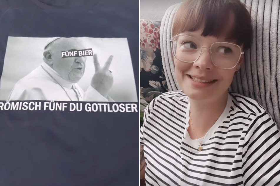 Ob sie es jemals anziehen wird? Ex-Energy-Franzi (33) und ihr neues Shirt.