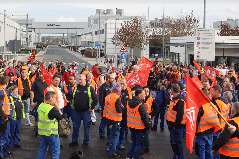 Erneut Warnstreiks in Thüringen: IG-Metall fordert acht Prozent mehr Lohn