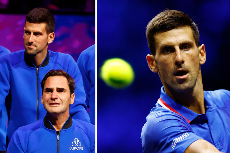 Novak Djokovic says he hopes his retirement from tennis will be as "emotional" as Roger Federer's.