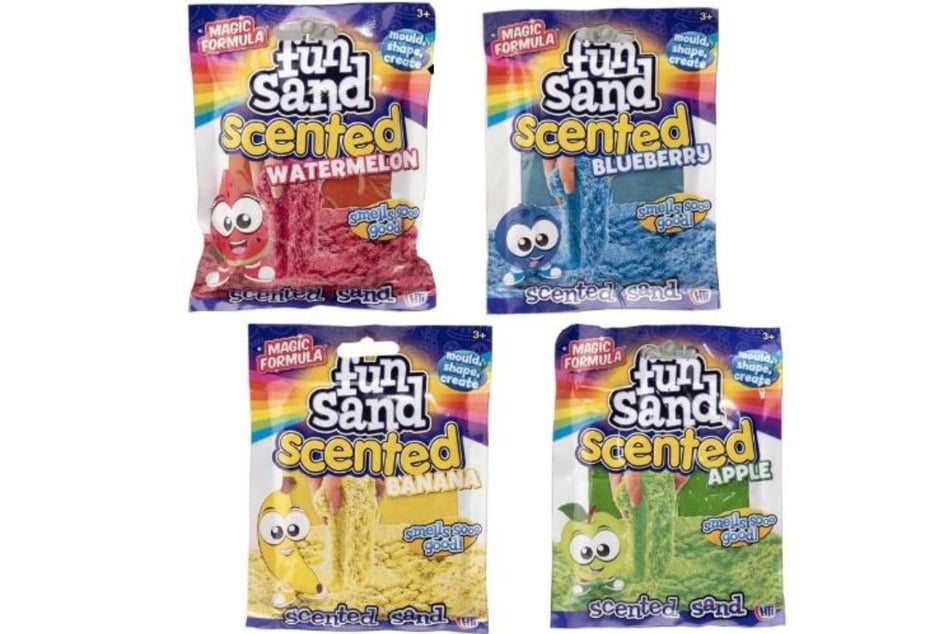 Der "Stretchy Sand mit Geruch" könnte gefährlich sein.