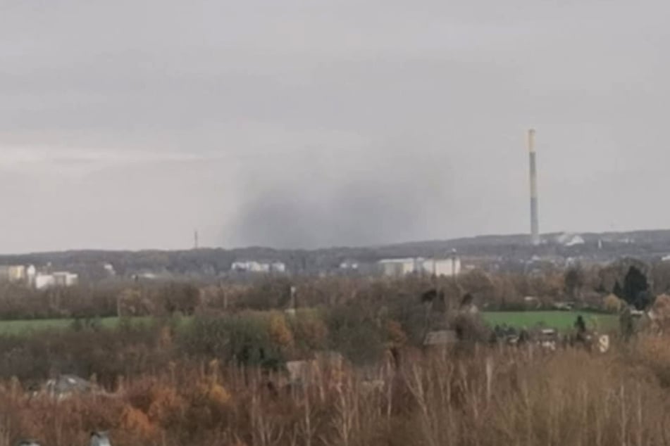 Chemnitz: Rauchwolke über Chemnitz: Was brennt da?