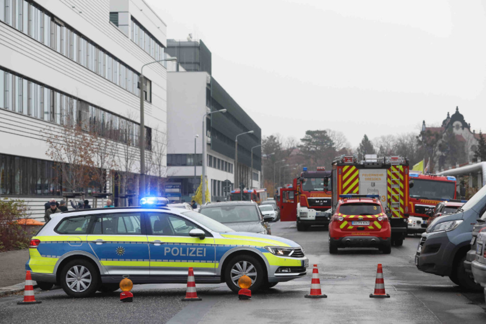 Am B Cube in Dresden fand ein Großeinsatz statt.