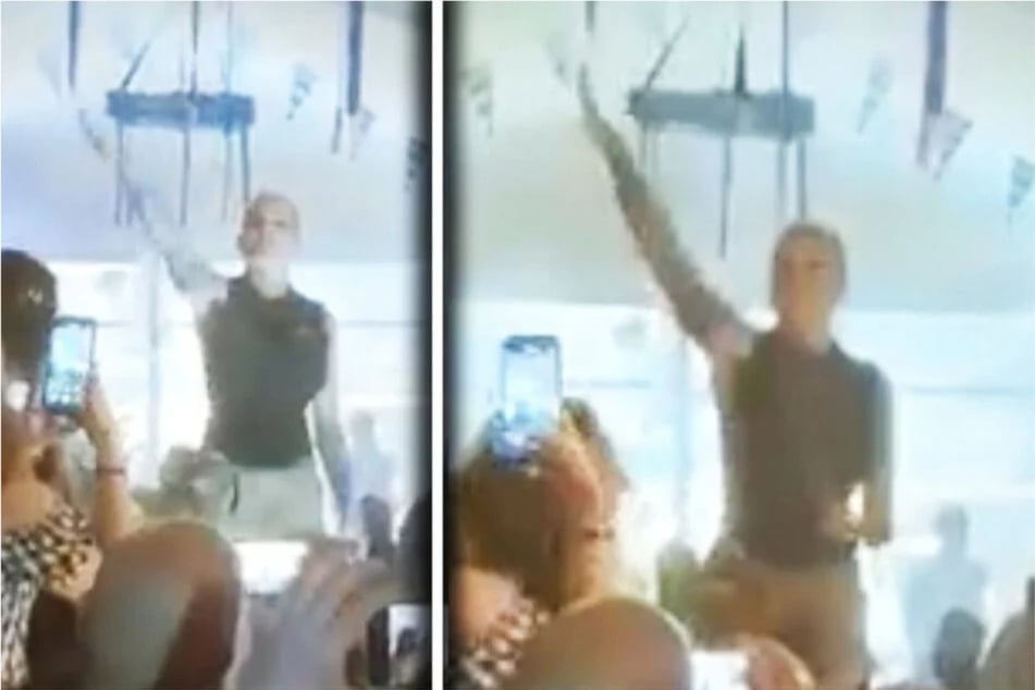 Im September 2022 tauchte ein Video auf, das Melanie Müller (37) beim Zeigen des Hitlergrußes zeigen soll.