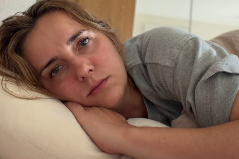 Anna Heiser (36) hat sich am Wochenende erschöpft und frustriert gezeigt.