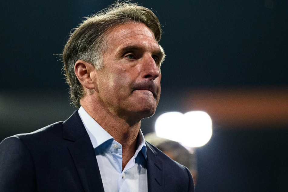 Hertha-Coach Bruno Labbadia (54) unter Druck: Ausgerechnet gegen RB Leipzig muss seine Mannschaft am Samstag den Abwärtstrend stoppen.