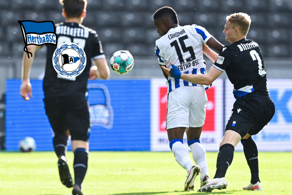 Nullnummer gegen Bielefeld: Hertha quält sich zu einem Punkt im Abstiegskampf