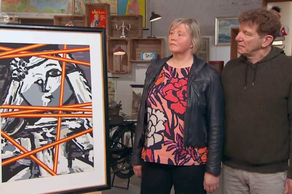 Brigitte und Thomas aus Köln wollen bei "Bares für Rares" ein Geschenk ihres Nachbarn verkaufen.