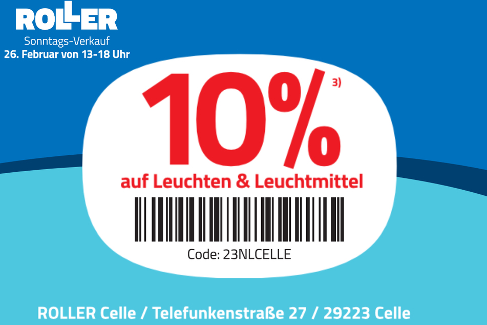 Große Sparaktion beim Kauf von Leuchten und Leuchtmittel.