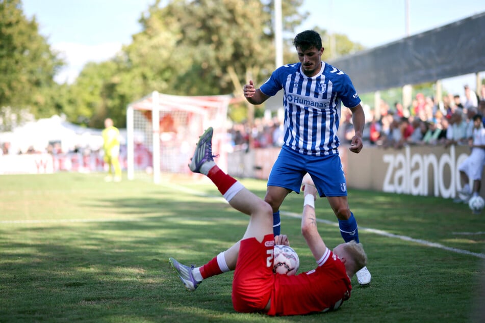 Der 1. FC Magdeburg zeigte sich von den Nadelstichen des BSC unbeeindruckt.