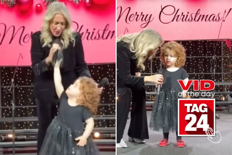 viral videos: Viral Video of the Day for December 14, 2024: Young girl's Christmas school pageant speech goes viral