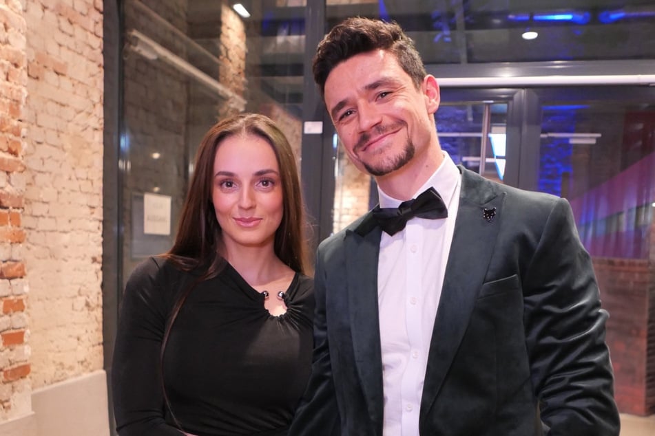 Sie sind seit vielen Jahren fest liiert: Pauline Schäfer und Fußballprofi Niklas Landgraf, gebürtiger Chemnitzer und aktuell Kapitän beim Halleschen FC.