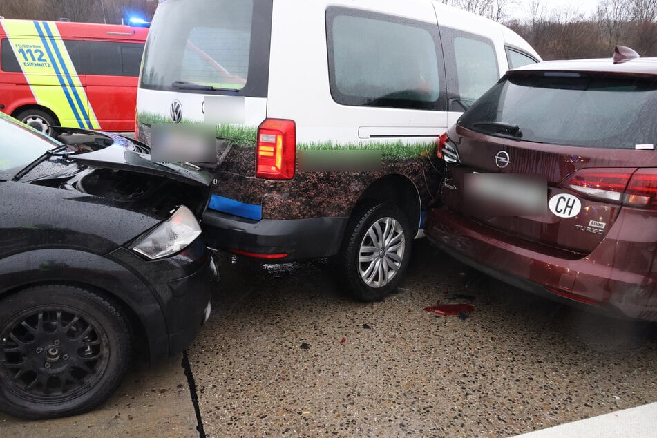 Unfall A4: Unfall auf A4 in Chemnitz sorgt für Stau