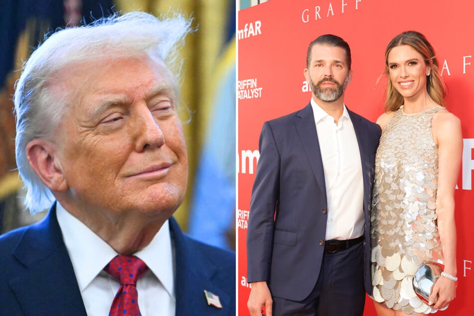 During a White House holiday event on Monday, President Donald Trump revealed that his eldest son, Don Jr., is getting married!