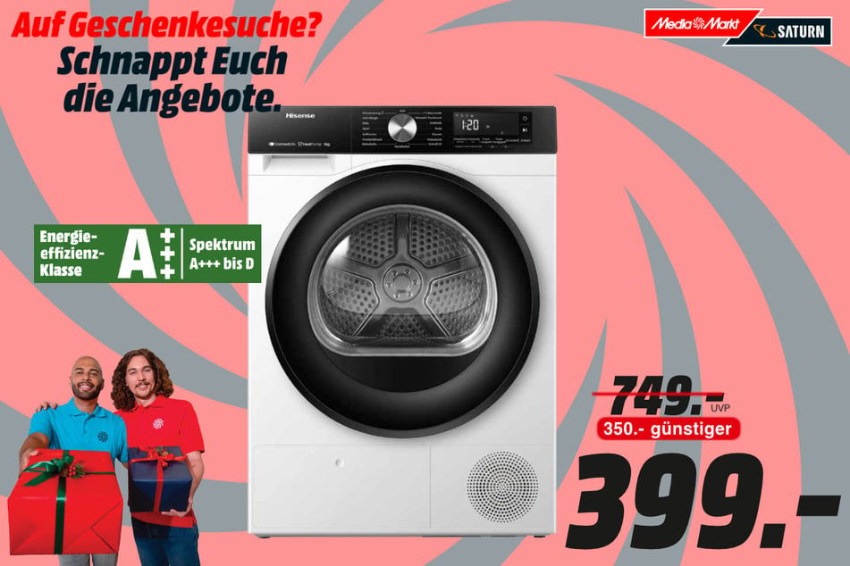 Hisense-Trockner für 399 Euro.