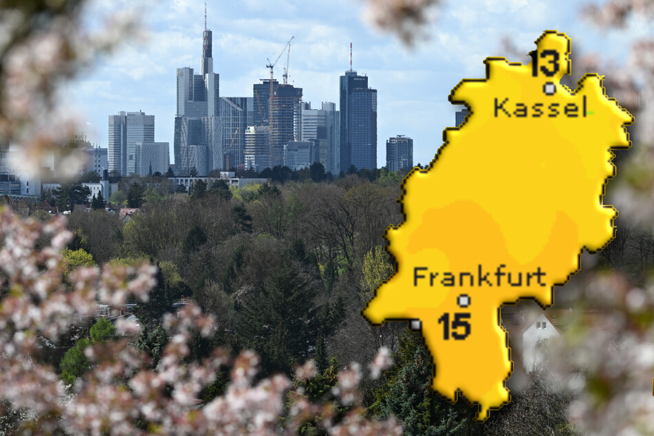 Nach dem frühlingshaften Wochenende wird es in Frankfurt und ganz Hessen zunächst wieder trist und regnerisch.