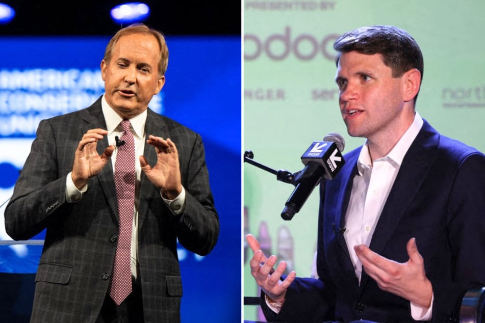 A recent New York Times/Siena poll of likely Texas voters found that Senate candidates Ken Paxton (l.) and James Talarico are deadlocked in a tie.