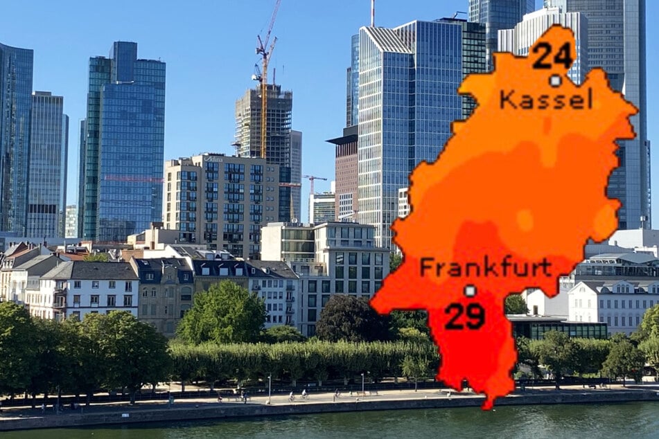 Der Freitag in Frankfurt wird voraussichtlich ein heiterer Spätsommertag: Der Deutsche Wetterdienst (DWD) sagt bis zu 30 Grad voraus, Wetteronline.de (Grafik) bis zu 29 Grad.