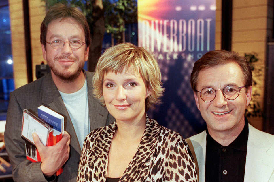 Das Ur-Moderatoren-Trio: Kachelmann (links) zusammen mit Kim Fisher (53) und Jan Hofer (72) kurz vor ihrer ersten "Riverboat"-Sendung im Jahr 2000.