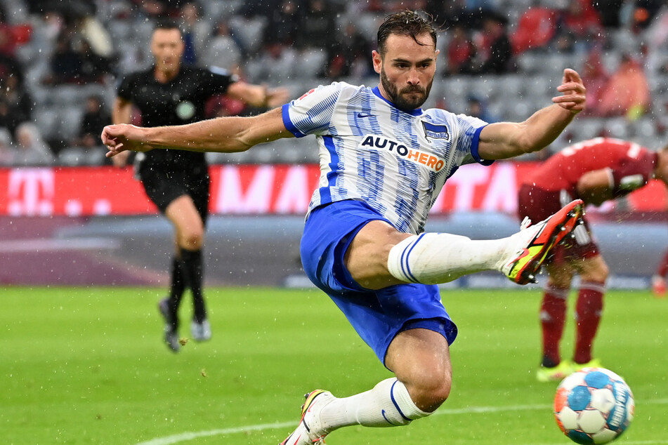 Herthas Rekord-Einkauf Lucas Tousart (24) könnte gegen RB Leipzig zum Innenverteidiger umgeschult werden.