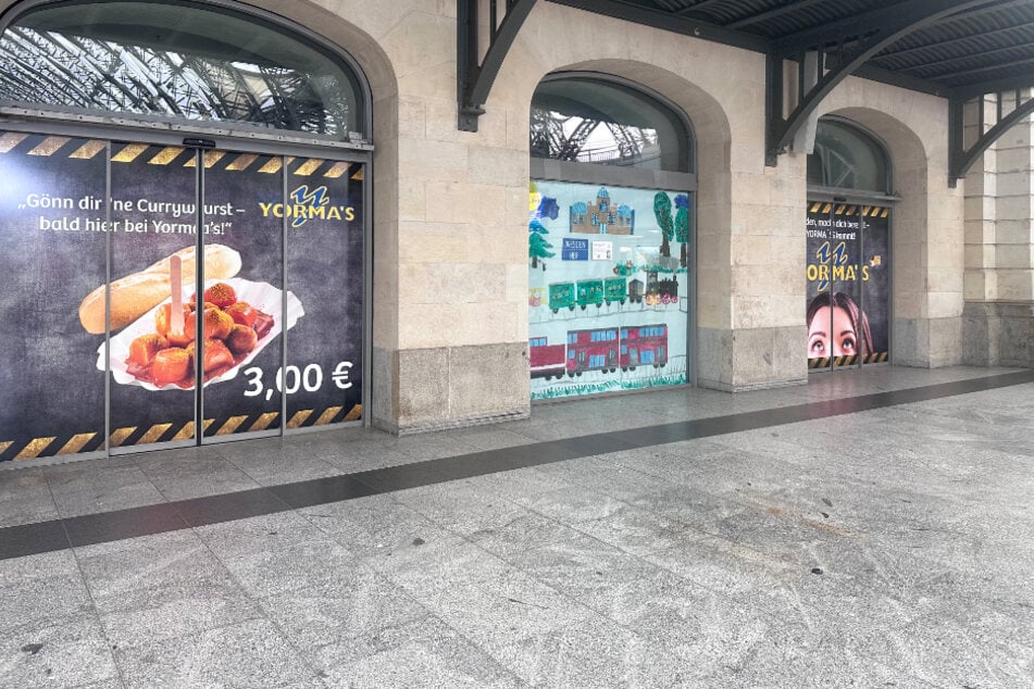 Bereits von außen gut sichtbar: Am Hauptbahnhof zieht 2026 Yorma's ein.