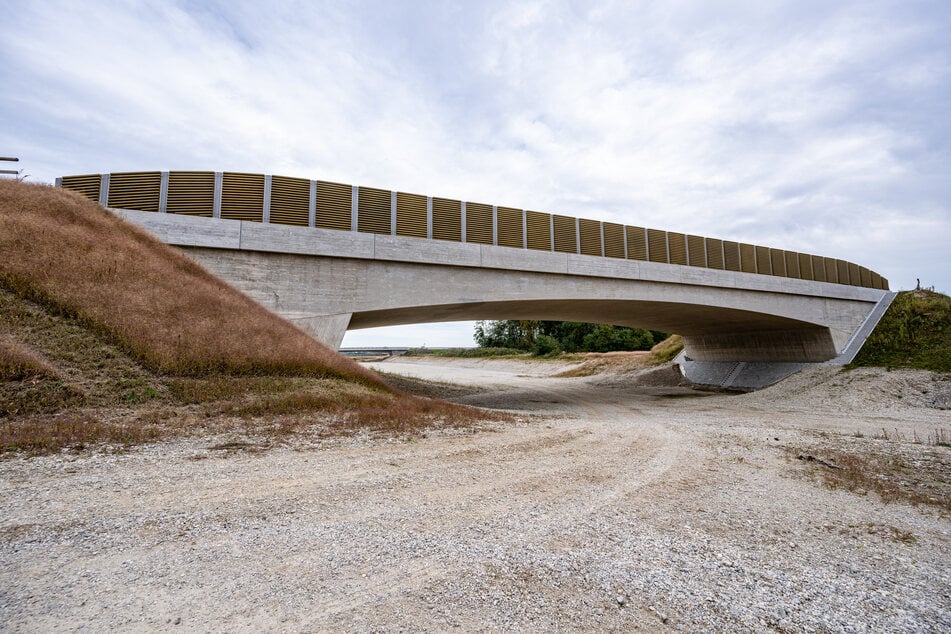 Die Brücke für Fledermäuse führt über die künftige Autobahn A94 zwischen Pocking und Bad Füssing, um den Flugkorridor für die Tiere zu sichern.