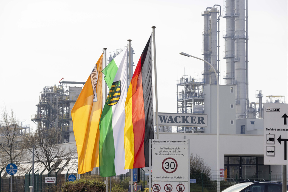 Die Wacker Chemie-Fabrik in Nünchritz ist ein Industrie-Schwergewicht Sachsens.